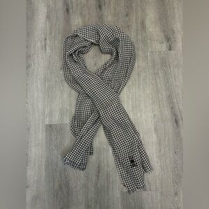 Psycho Bunny plaid Scarf.  24 inch by 68 inch
